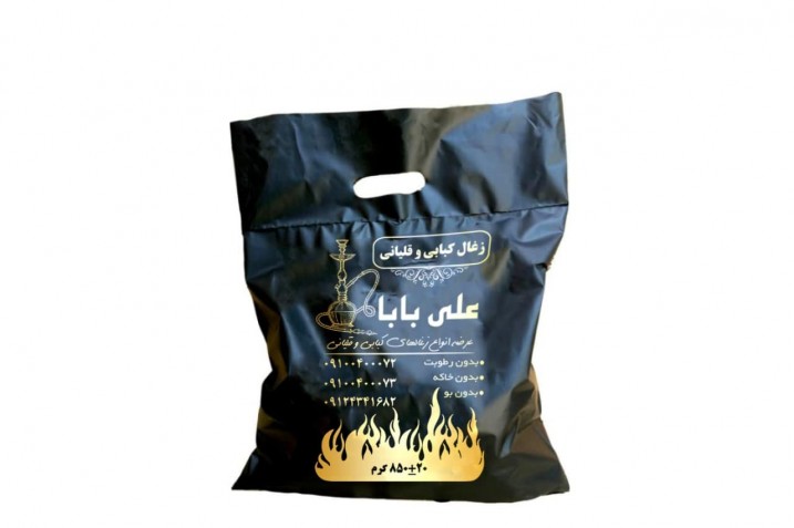 نایلون ذغال زغال ,چاپ نایلون ذغال,ذغال درجه یک,پلاستیک ذغال,پلاستیک زغال,ذغال کبابی,ذغال خودسوز