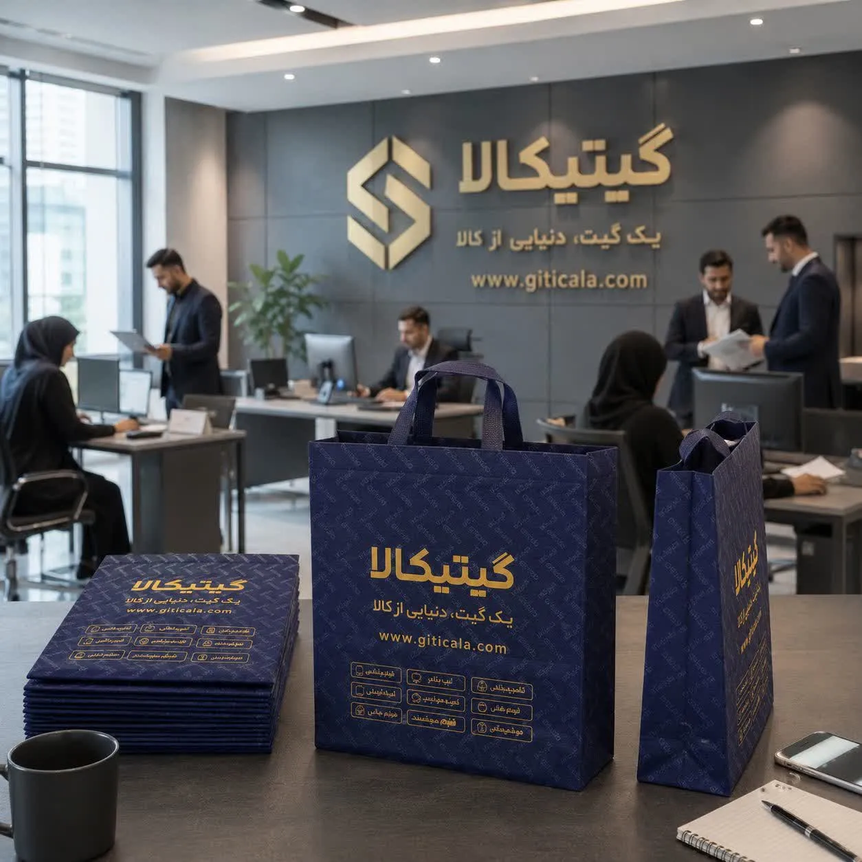 چاپ روی ساک پارچه ای سه طرف کاست