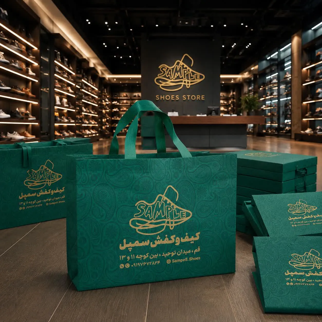 چاپ ساک پارچه ای سه طرف کاست